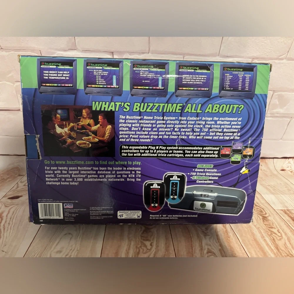 Buzztime‎ Home Trivia System -Retro tech nostalgic electronics throwback console